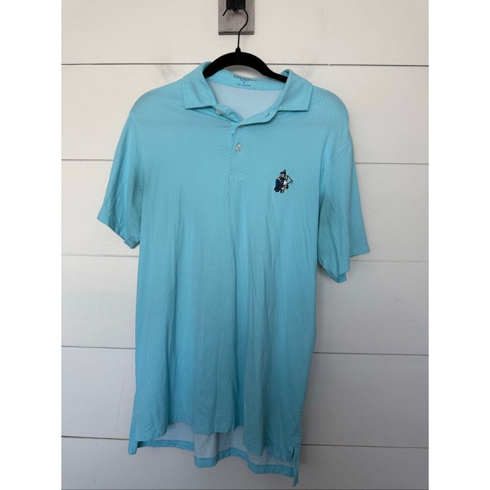 B Draddy Sport Men’s Small Blue Golf Polo Shirt